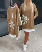 Celandine - Casual Cotton Knee-Length Dress