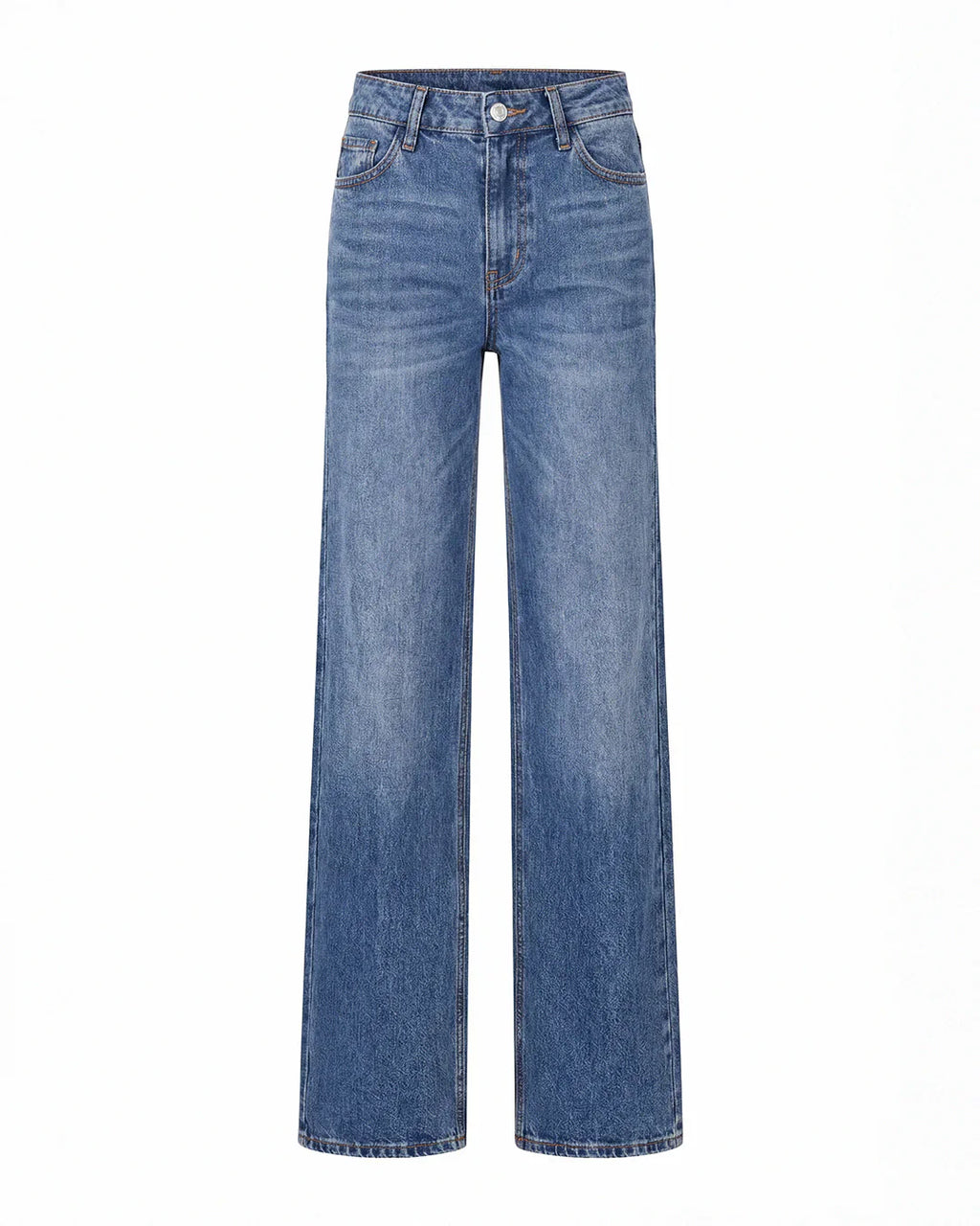 Linnea – Mid Rise BBL Wide Leg Jeans