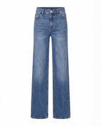 Linnea – Mid Rise BBL Wide Leg Jeans
