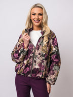 Floral Jacket - Berry - One Size