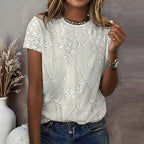 Vintage T-Shirt Met Bloemenprint