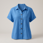 ZARA BUTTON FRONT BLOUSE