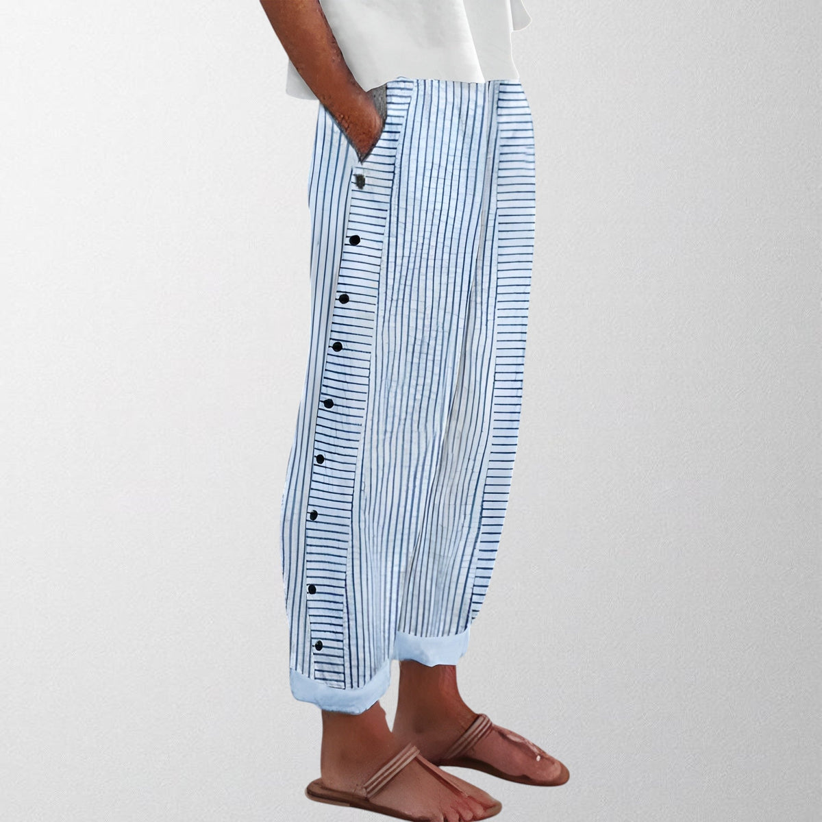 Olivia - Lightweight linen trousers