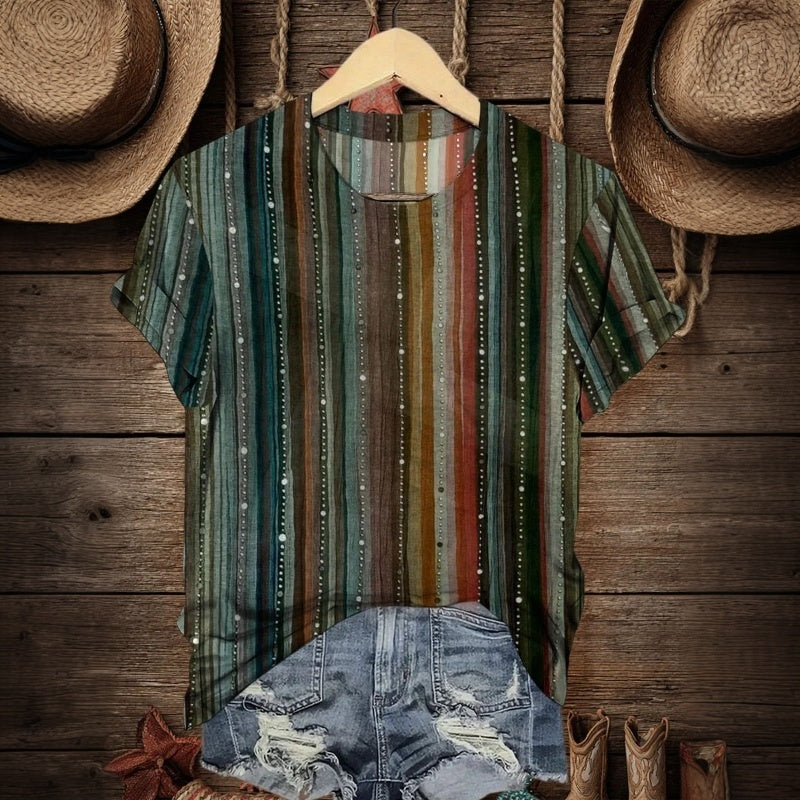 Vintage Gestreept T-Shirt