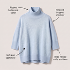 ARIA OVERSIZED TURTLENECK SWEATER