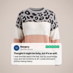 VELORA LEOPARD LUXE SWEATER