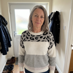 VELORA LEOPARD LUXE SWEATER