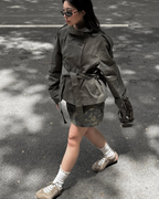 Millie – Cropped Trench Coat for Effortless Autumn Elegance