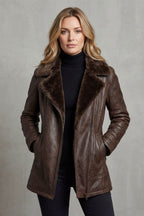 Hannah – Shearling-Lined Leather Jacket
