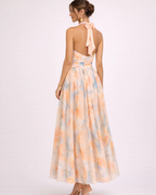 Savenora | Halter Neck Maxi Dress
