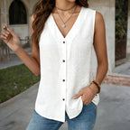 Casual Tanktop In Effen Kleur