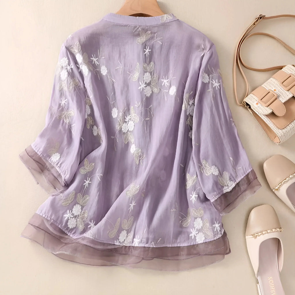 Louise™ | Lightweight Cotton Blouse