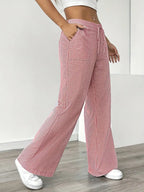 Alina™ | Elegant Striped Trousers with Pockets