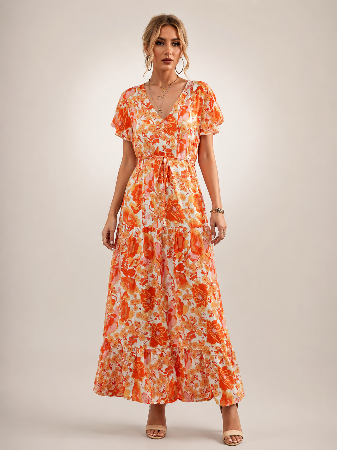 Dorothea V-Neck Dress
