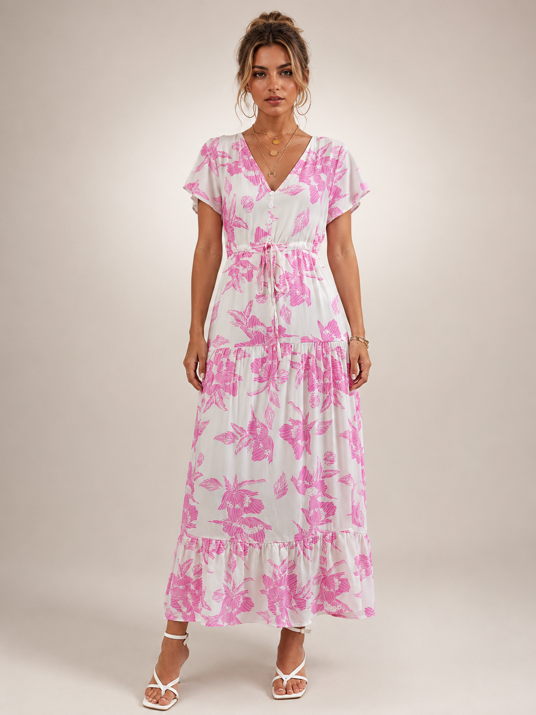 Dorothea V-Neck Dress