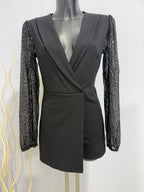 Araminta – Elegant Black Romper