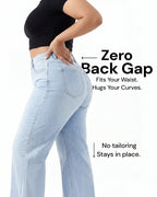 Linnea – Mid Rise BBL Wide Leg Jeans