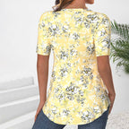 Elegante Blouse Met Bloemenprint