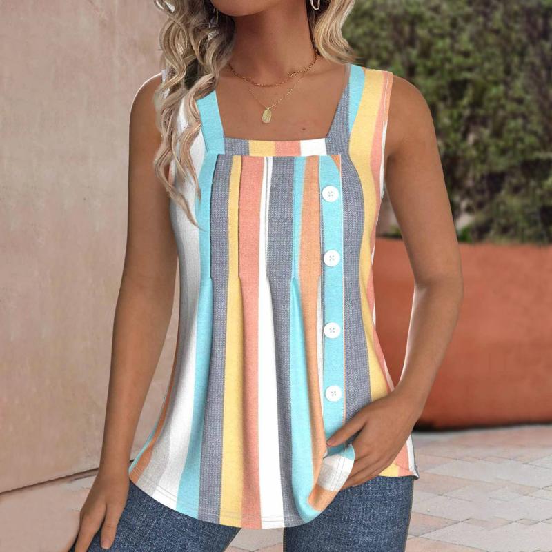 Kleurrijk Gestreepte Tanktop