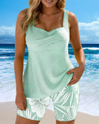 Xenia - Printed Tankini Set