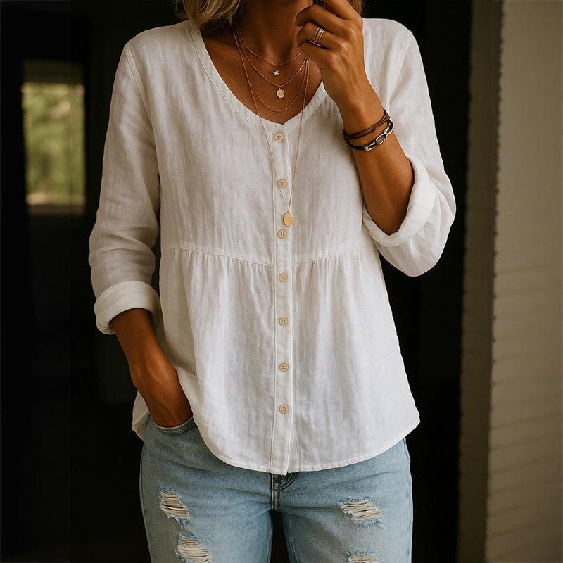Casual Effen Blouse