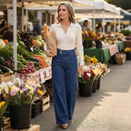 Ellery - High Waist Wide-Leg Jeans