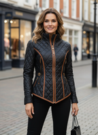 Bethany - Diamond-Quilted Padded Jacket