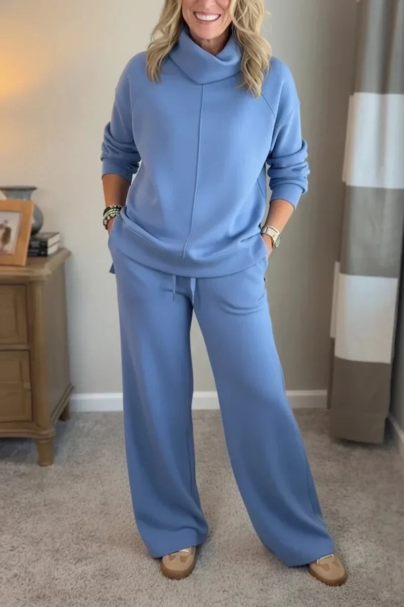 Quinn – Casual Turtleneck Two-Piece Set