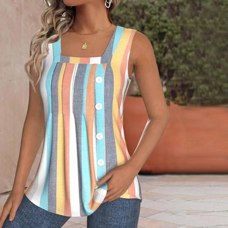 Kleurrijk Gestreepte Tanktop