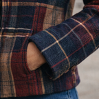 Penelope - Plaid Mid-Season Coat