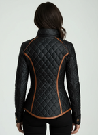 Bethany - Diamond-Quilted Padded Jacket