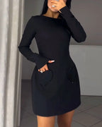 Charlotte – Elegant Long Sleeve Mini Dress
