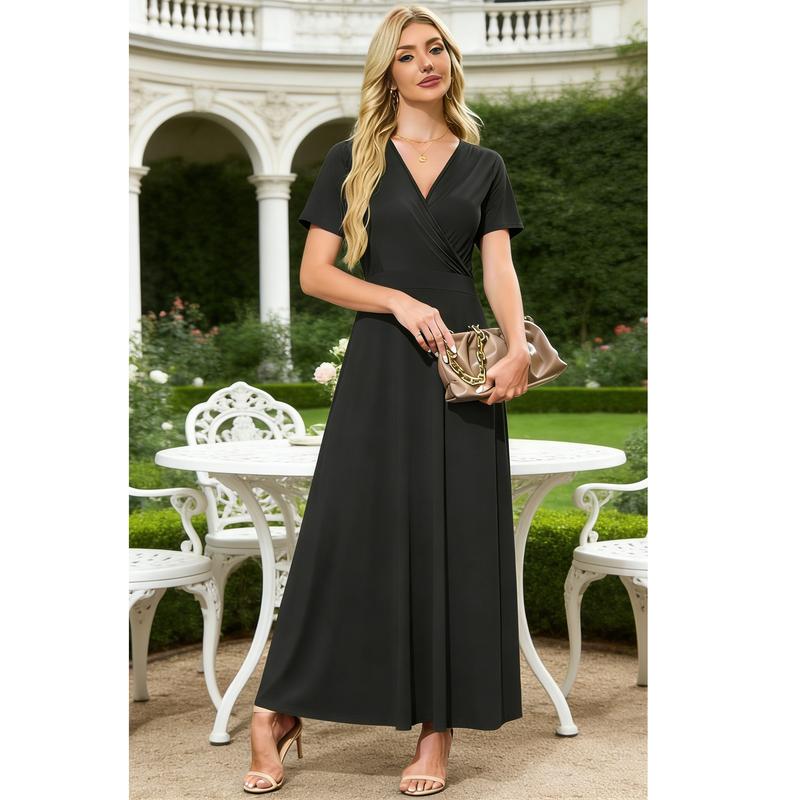Floral Beach Long Flowy Maxi Dress
