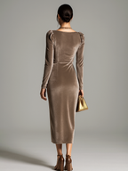 Imogen - Elegant Midi Dress for Timeless Charm