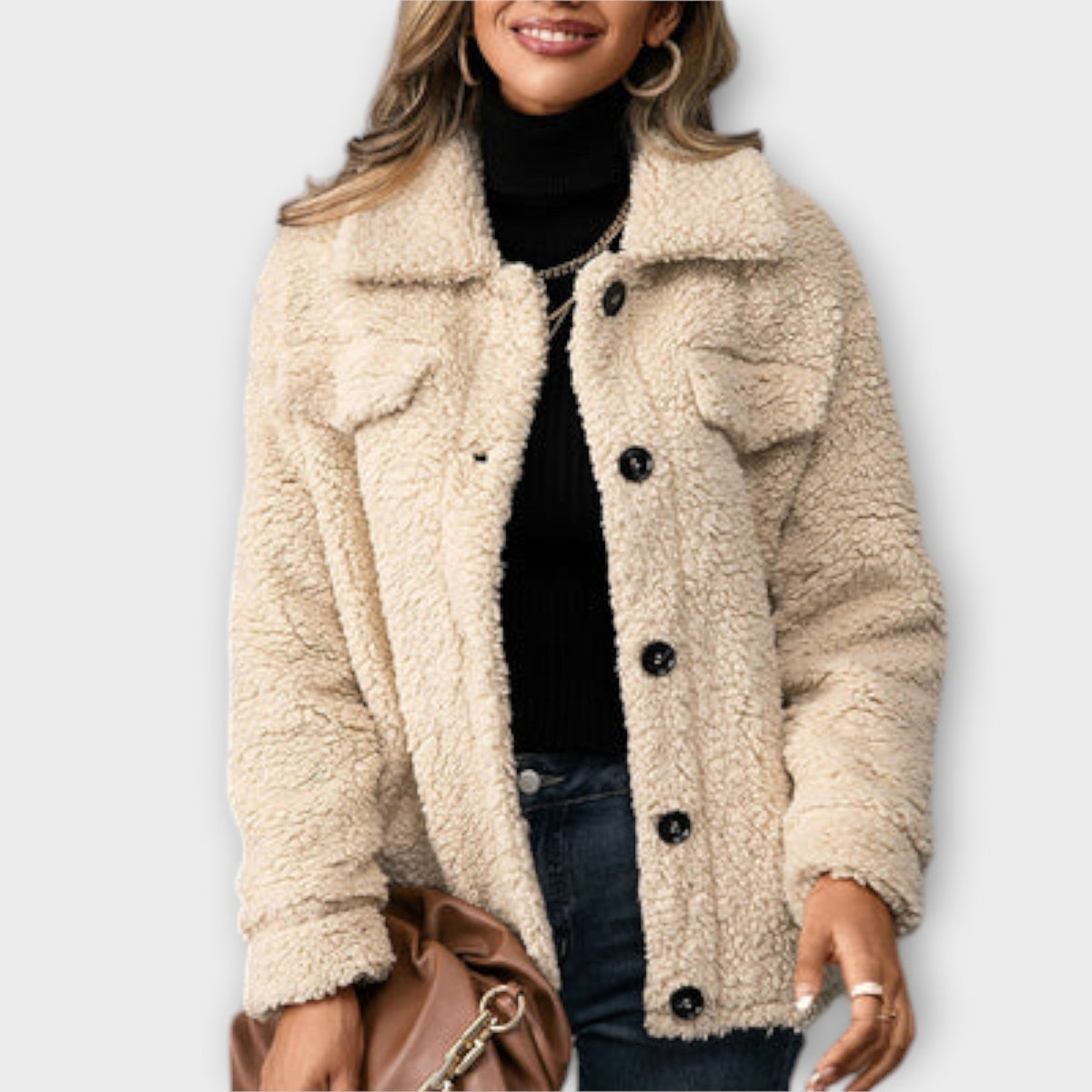 Lucy – Cosy Teddy Jacket