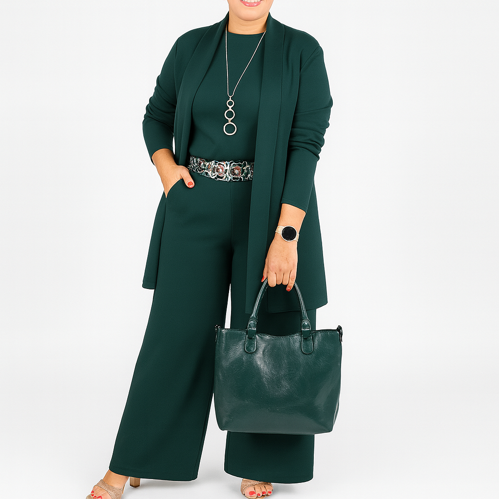 Lucy – Elegant 3-Piece Stretch Set