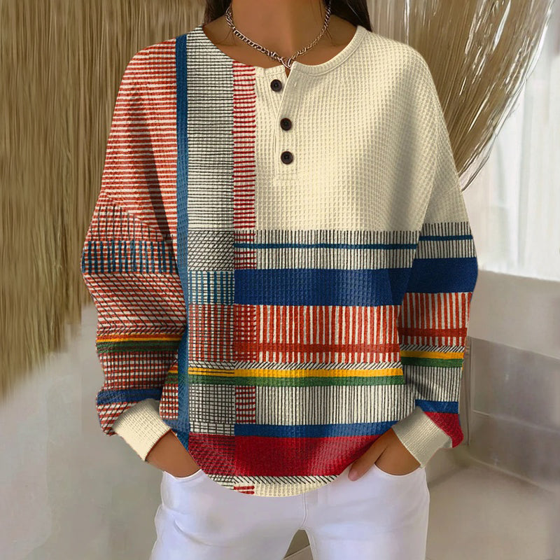 Vintage Gestreepte Sweatshirt