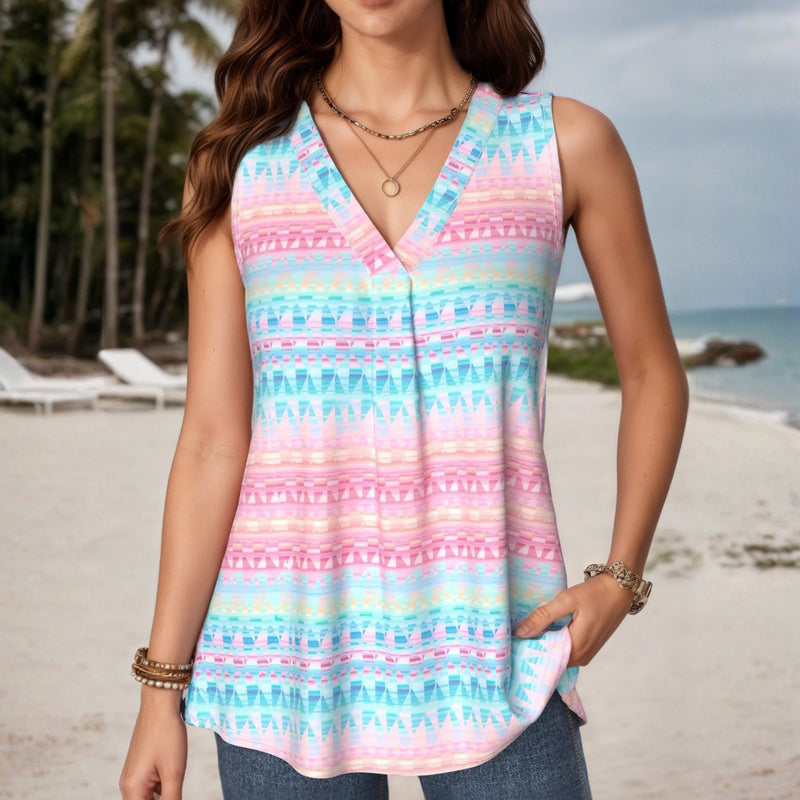 Casual Tanktop Met Kleurverloop