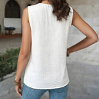Casual Tanktop In Effen Kleur