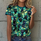 Vintage T-Shirt Met Bloemenprint