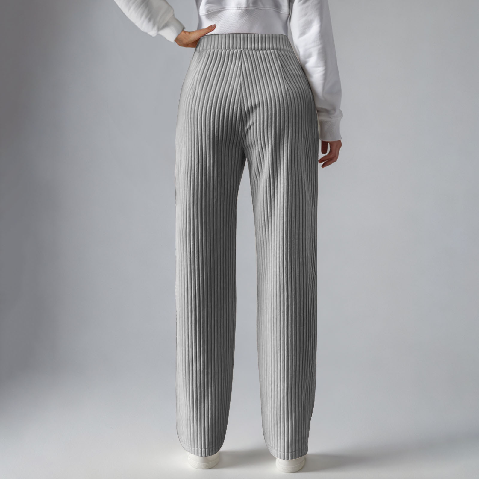 Everly - Rib-Knit Sweatpants