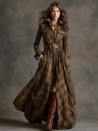 Ashlyn - Belted Shirt Dress for Timeless Elegance