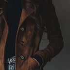 Maude - Long Vegan Suede Jacket