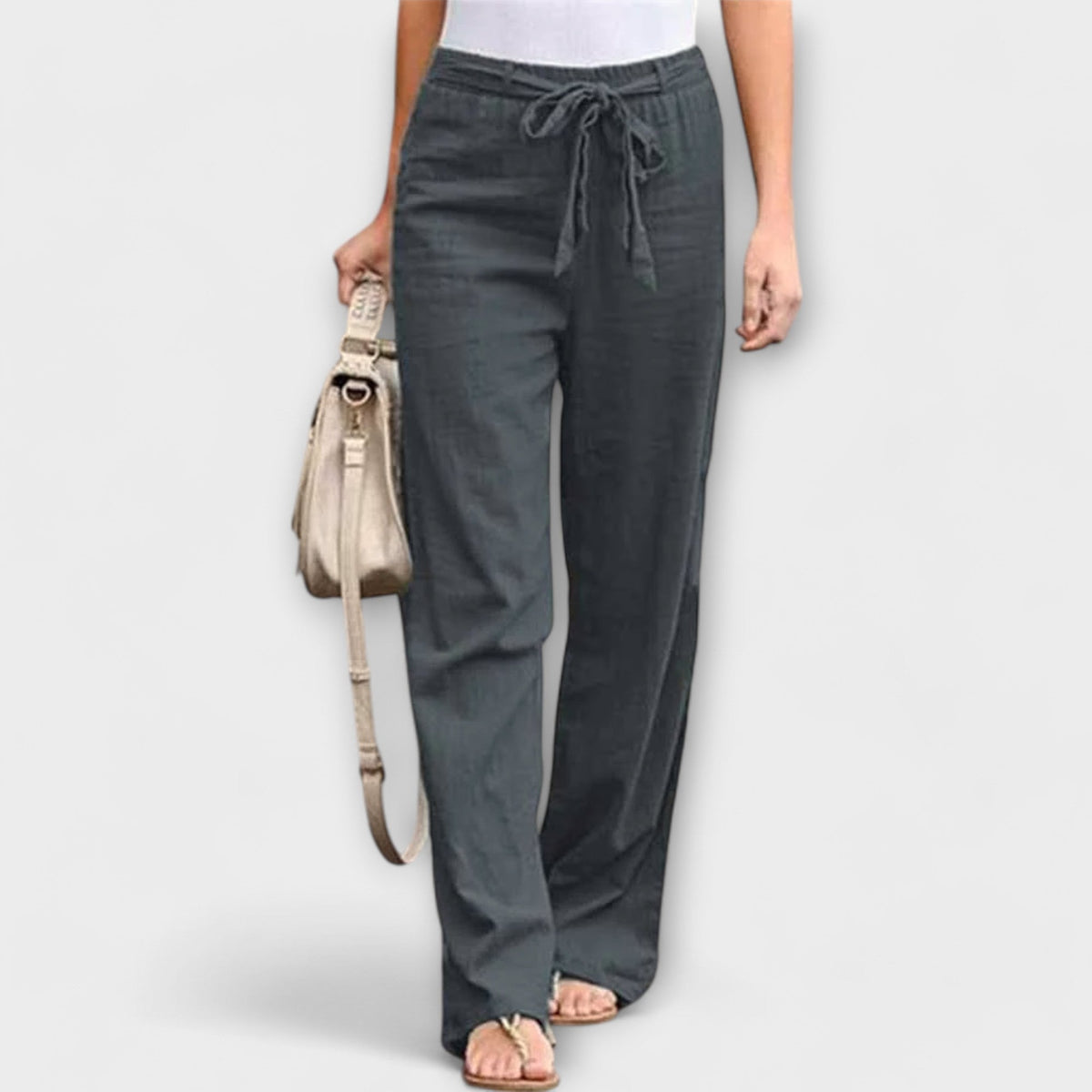 Loreen - Lightweight Linen Trousers