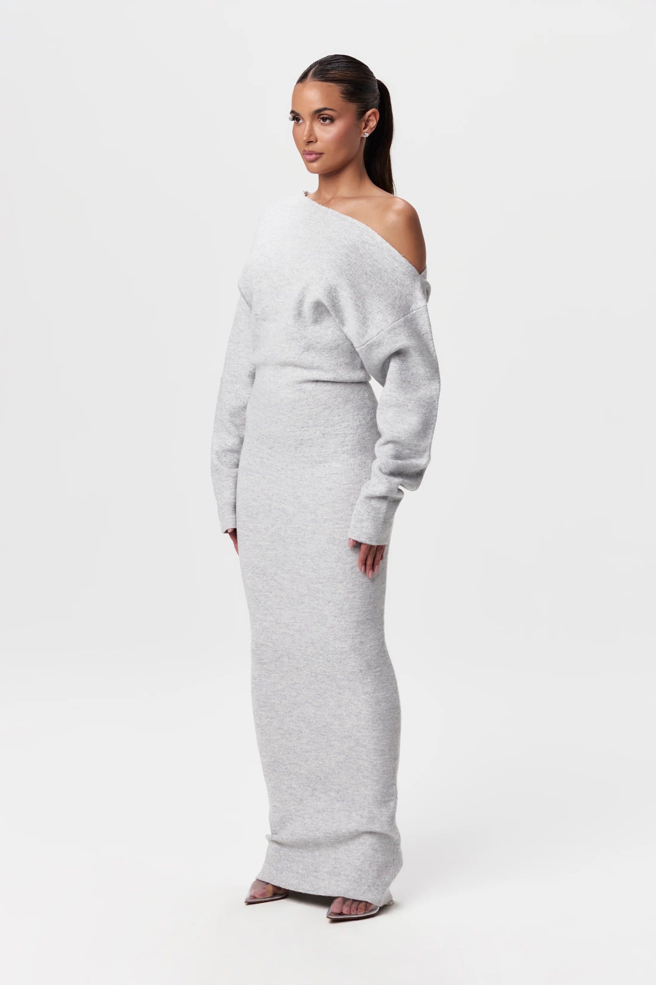 Solara – Luxe Off-Shoulder Dress