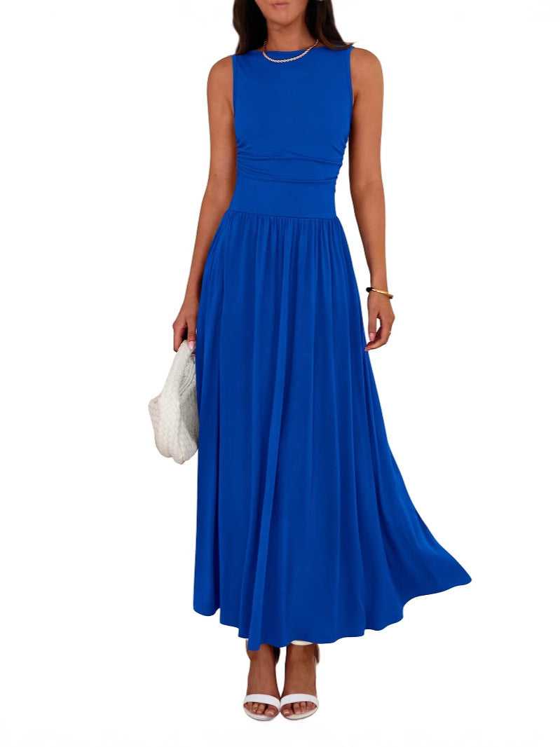 Peony – Ruched High-Waisted Maxi Dress