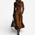 Loretta - Suede Trench Coat