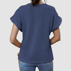 Women’s Crochet Short-Sleeve Top