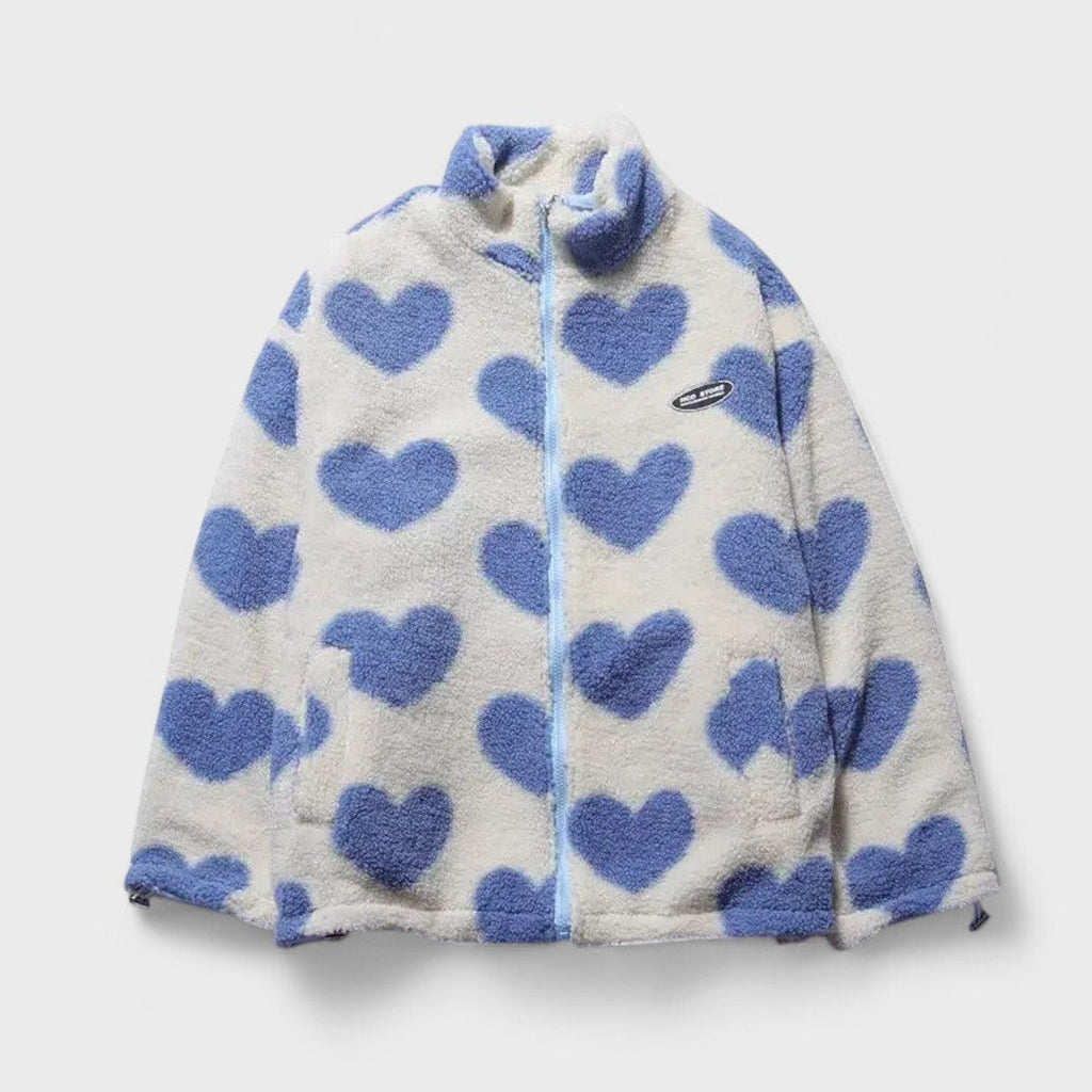 Katharina - Reversible heart jacket