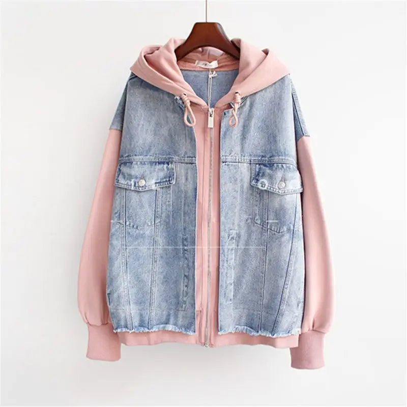 Vivian - Denim Hoodie Jacket